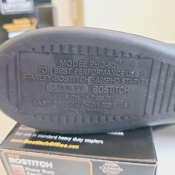 Stanley Bostitch Professional Heavy Duty Stapler, Remover, 60 Sheet Capacity - Picture 11 of 12